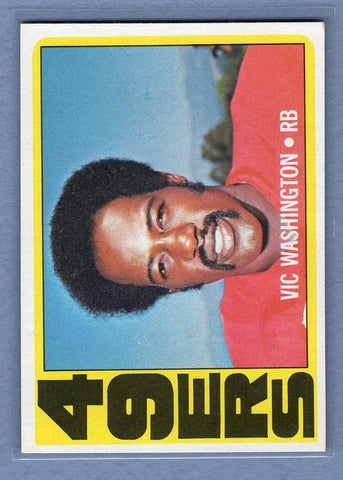 1972 Topps #22 Vic Washington EX-MT   GO188