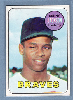 1969 Topps #53 Sonny Jackson  EX  GO501