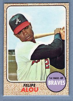 1968 Topps #55 Felipe Alou (b)EX-MT  GO507