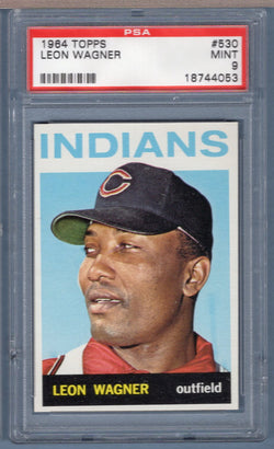 1964 Topps #530 Leon Wagner (18744053) PSA 9
