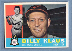 1960 Topps #406 Billy Klaus EX-MT  GO252