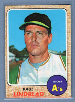 1968 Topps #127 Paul Linblad EX-MT  GO545