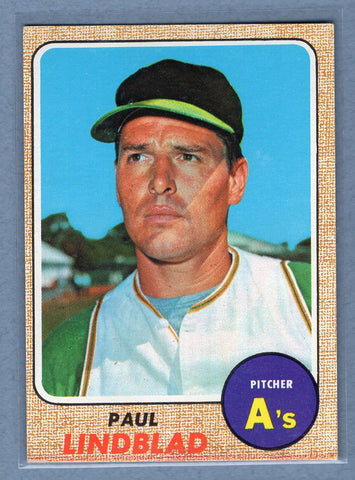 1968 Topps #127 Paul Linblad EX-MT  GO545