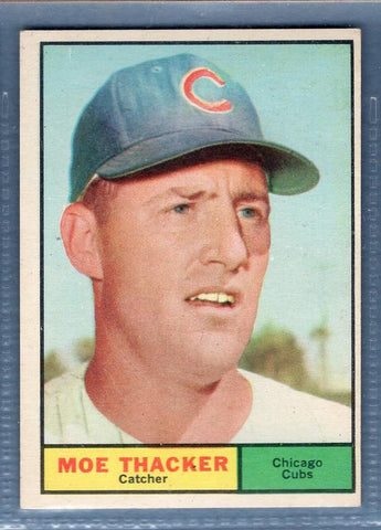 1961 Topps #12 Moe Thacker VG-EX   GO417