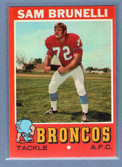 1971 Topps #185 Sam Brunelli (c) EX-MT  GO600