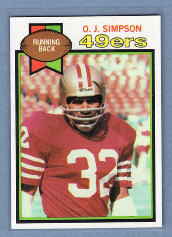 1979 Topps #170 O.J. Simpson (HOF) NM  SB1