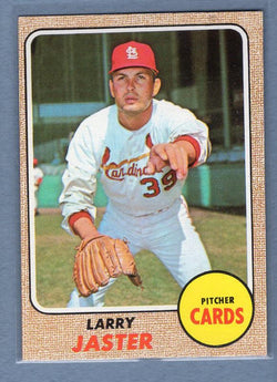 1968 Topps #117 Larry Jaster (b) EX-MT  GO339