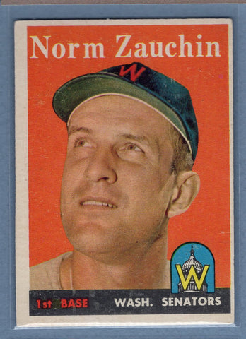 1958 Topps #422 Norm Zauchin (a) VG  GO501