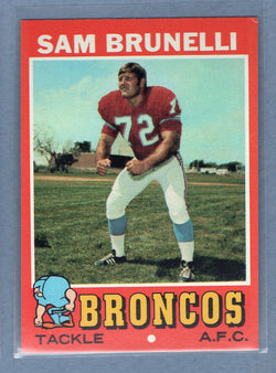 1971 Topps #185 Sam Brunelli (d) EX-MT  GO600