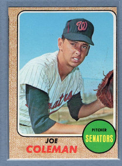 1968 Topps #573 Joe Coleman(st) VG-EX  GO534