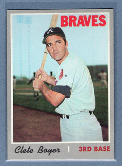 1970 Topps #206 Clete Boyer  (a) EX-MT  GO750