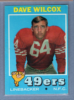 1971 Topps #189 Dave Wilcox (HOF) (a) EX-MT  GO600