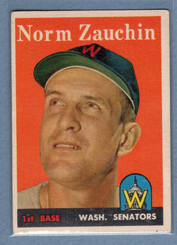 1958 Topps #422 Norm Zauchin (d) VG-EX  GO501