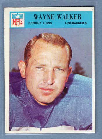 1966 Philadelphia #76 Wayne Walker (2) EX-MT  GO320