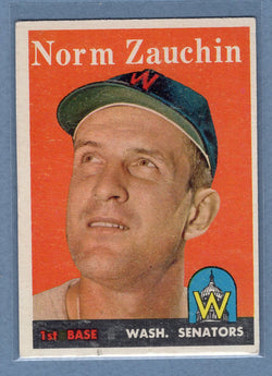 1958 Topps #422 Norm Zauchin (e) VG  GO501