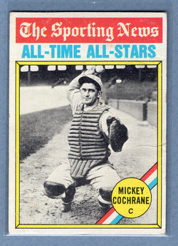1976 Topps #348 Mickey Cochrane (HOF) (b) G-VG