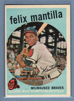 1959 Topps #157 Felix Mantilla EX-MT  GO186