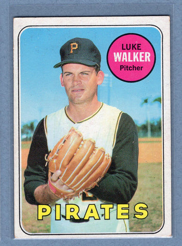 1969 Topps #36 Luke Walker (a) EX  GO577