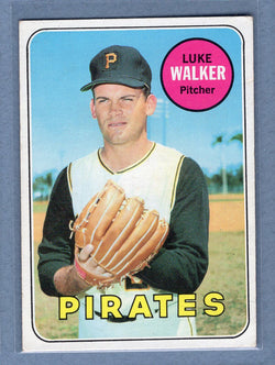 1969 Topps #36 Luke Walker (b) EX  GO577