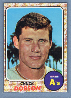 1968 Topps #62 Chuck Dobson EX-MT  GO507