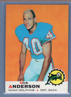 1969 Topps #59 Dick Anderson (R) EX-MT  GO250