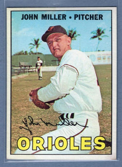 1967 Topps #141 John Miller EX   GO60