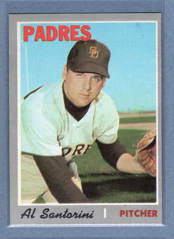 1970 Topps #212 Al Santorini   EX-MT  GO750
