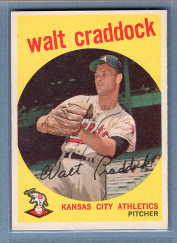 1959 Topps #281 Walt Craddock EX-MT  GO79