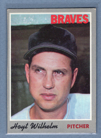 1970 Topps #17 Hoyt Wilhelm (HOF)   VG-EX  GOY