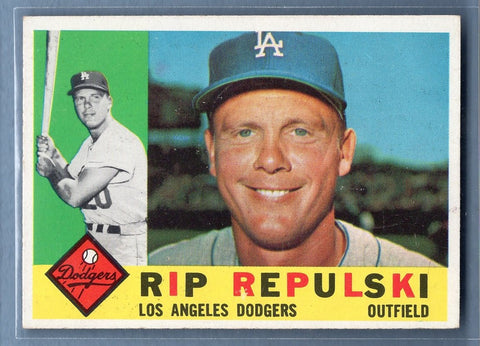 1960 Topps # 265 Rip Repulski EX-MT High Grade Set Break