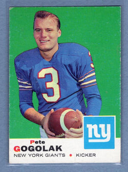 1969 Topps #62 Pete Gogolak EX  GO250
