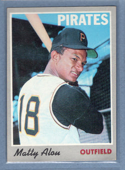 1970 Topps #30 Matty Alou  (a) EX  GOY
