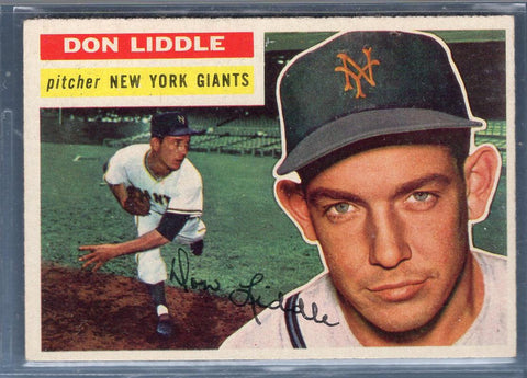 1956 Topps #325 Don Liddle(GB) EX-MT   GO254