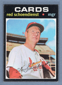 1971 Topps #239 Red Schoendienst (HOF) (a) EX  GO950