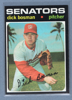 1971 Topps #60 Dick Bosman  (a) EX-MT  GO775