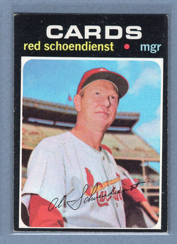 1971 Topps #239 Red Schoendienst (HOF) (b) EX  GO950