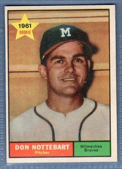1961 Topps #29 Don Nottebart(a) EX   GO417