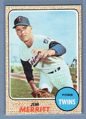 1968 Topps #64 Jim Merritt (b)EX-MT  GO507