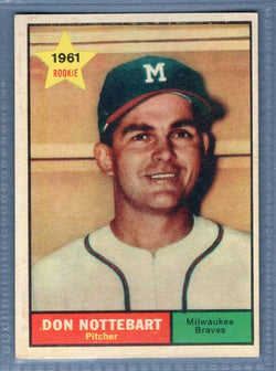 1961 Topps #29 Don Nottebart(b) EX   GO417