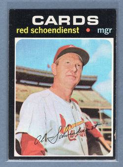 1971 Topps #239 Red Schoendienst (HOF) (c) EX  GO950
