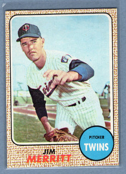1968 Topps #64 Jim Merritt (st) (c)VG  GO507