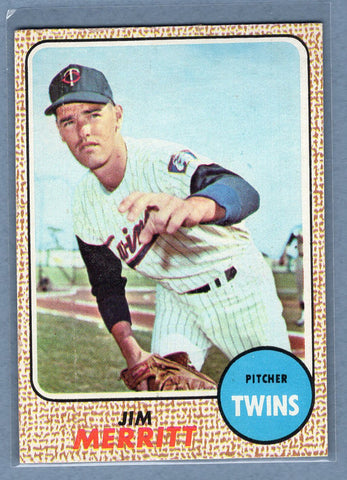1968 Topps #64 Jim Merritt (st) (c)VG  GO507