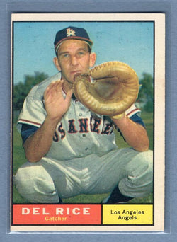 1961 Topps #448 Del Rice EX   GO269