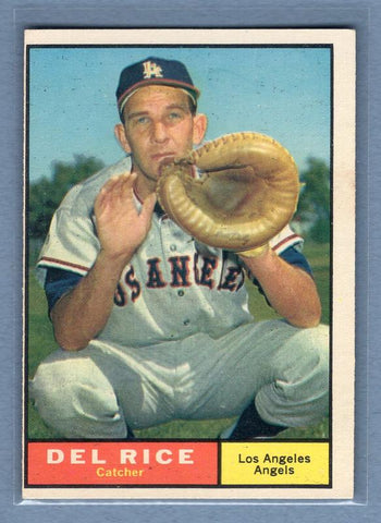 1961 Topps #448 Del Rice EX   GO269