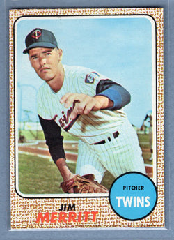 1968 Topps #64 Jim Merritt (d)EX-MT  GO507