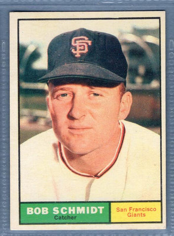 1961 Topps #31 Bob Schmidt EX   GO417