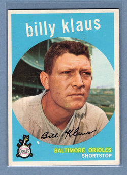 1959 Topps #299 Billy Klaus EX-MT  GO79
