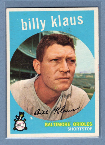 1959 Topps #299 Billy Klaus EX-MT  GO79