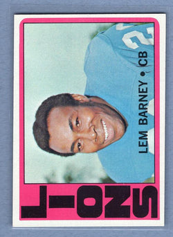 1972 Topps #42 Lem Barney (HOF) EX-MT   GO188
