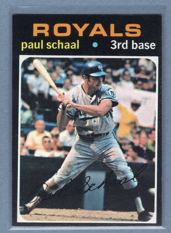 1971 Topps #487 Paul Schaal  (a) EX-MT  GO550